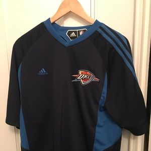 Adidas Mens OKLAHOMA CITY THUNDER Clima-Lite Shirt